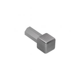 Schlüter Quadec TSG buitenhoek structuur aluminium grijs 11 mm