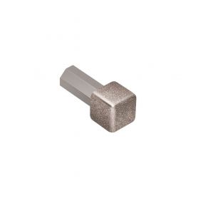 Schlüter Quadec TSSG buitenhoek structuur aluminium steengrijs 11 mm
