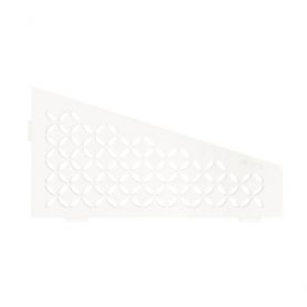Schlüter Shelf-E-S3 planchet 15,4x29,5 cm floral aluminium zuiver wit mat