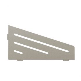Schlüter Shelf-E-S3 planchet 15,4x29,5 cm wave aluminium structuur-gecoat steengrijs
